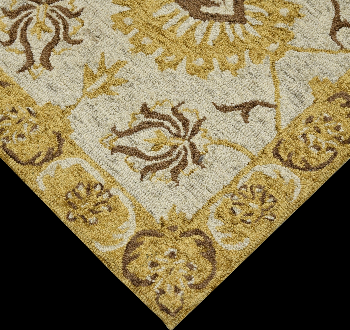 Soline Yellow 8' x 10' Rug - Thumbnail - Image 9