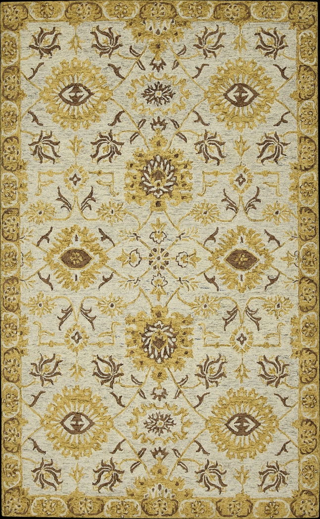 Soline Yellow 8' x 10' Rug - Thumbnail - Image 1