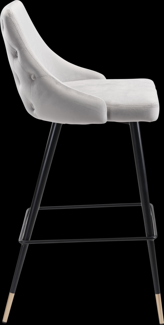 Solveig Gray Barstool - Thumbnail - Image 3