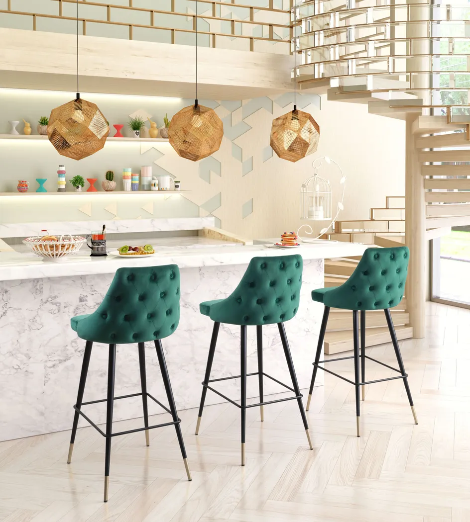 Solveig Green Barstool - Thumbnail - Image 5