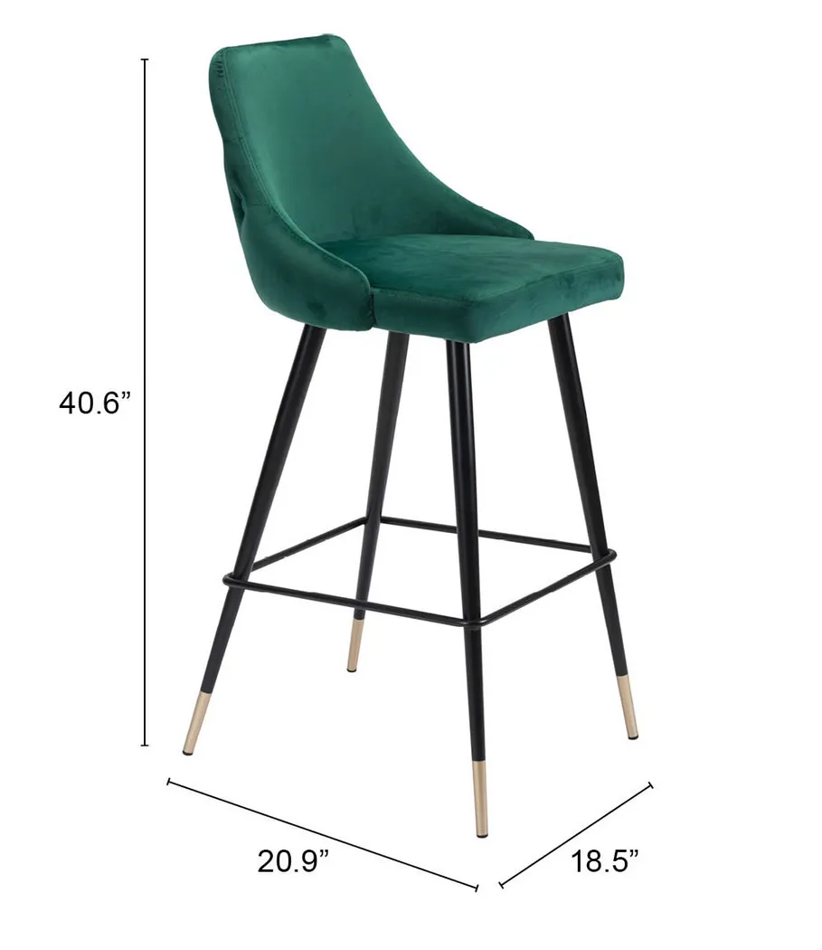 Solveig Green Barstool - Thumbnail - Image 6