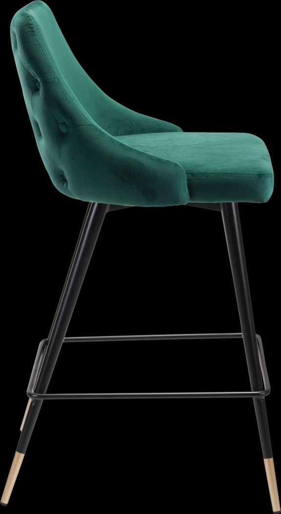 Solveig Green Counter Height Stool - Thumbnail - Image 2