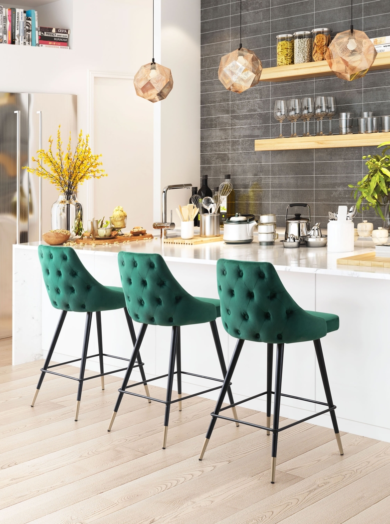 Solveig Green Counter Height Stool - Thumbnail - Image 5