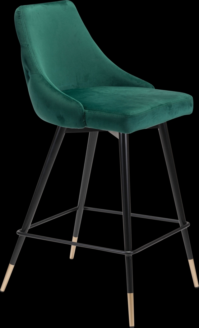Solveig Green Counter Height Stool - Thumbnail - Image 1