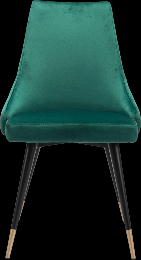 Solveig Green Side Chair, Set of 2 - Thumbnail - Image 3