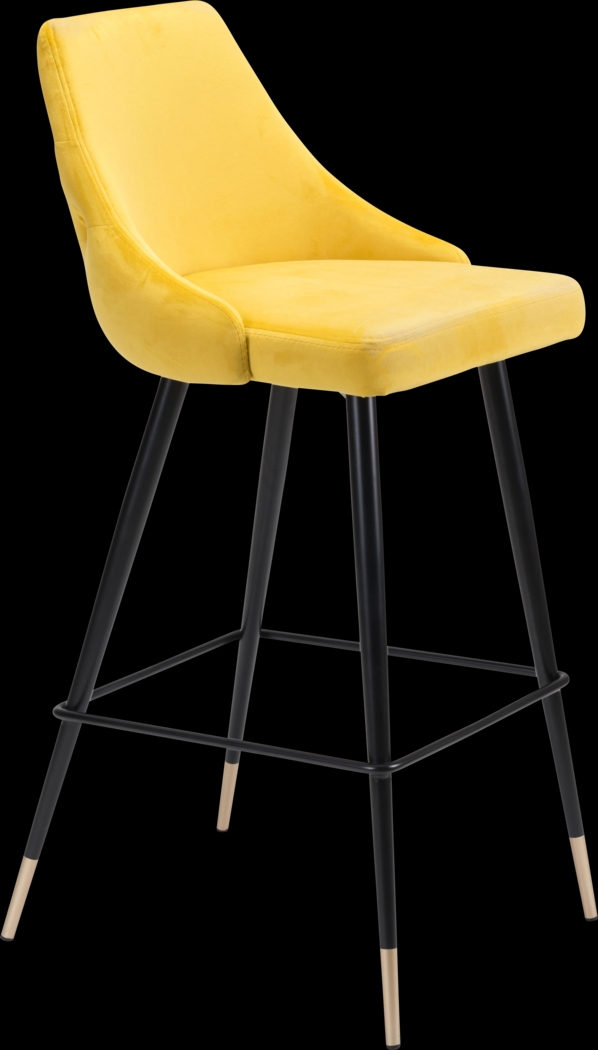 Solveig Yellow Barstool - Thumbnail - Image 1
