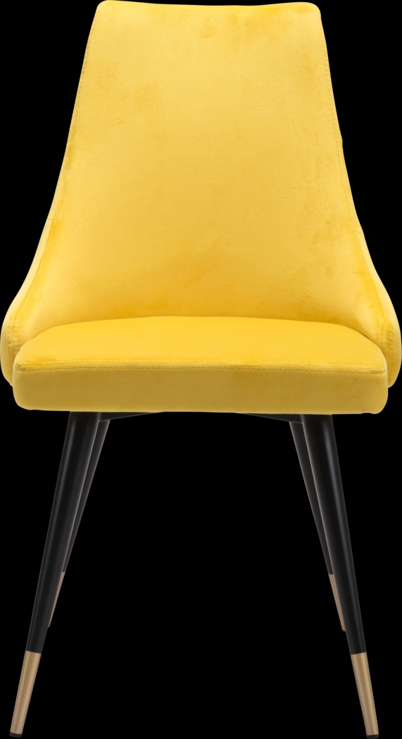 Solveig Yellow Side Chair, Set of 2 - Thumbnail - Image 3