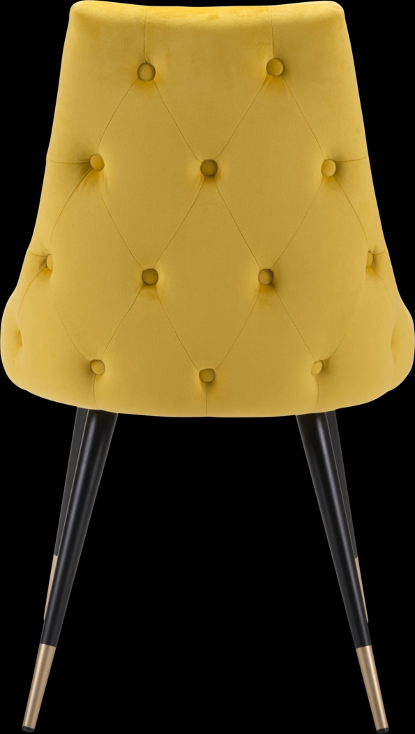 Solveig Yellow Side Chair, Set of 2 - Thumbnail - Image 4