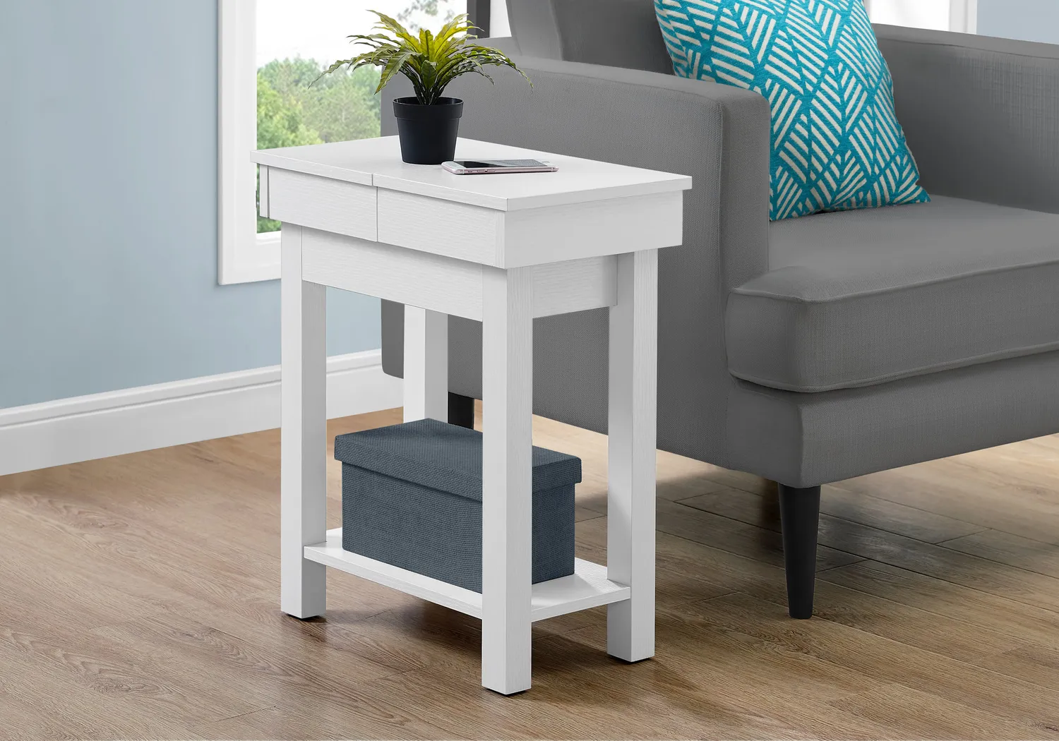 Solway White Accent Table - Thumbnail - Image 2