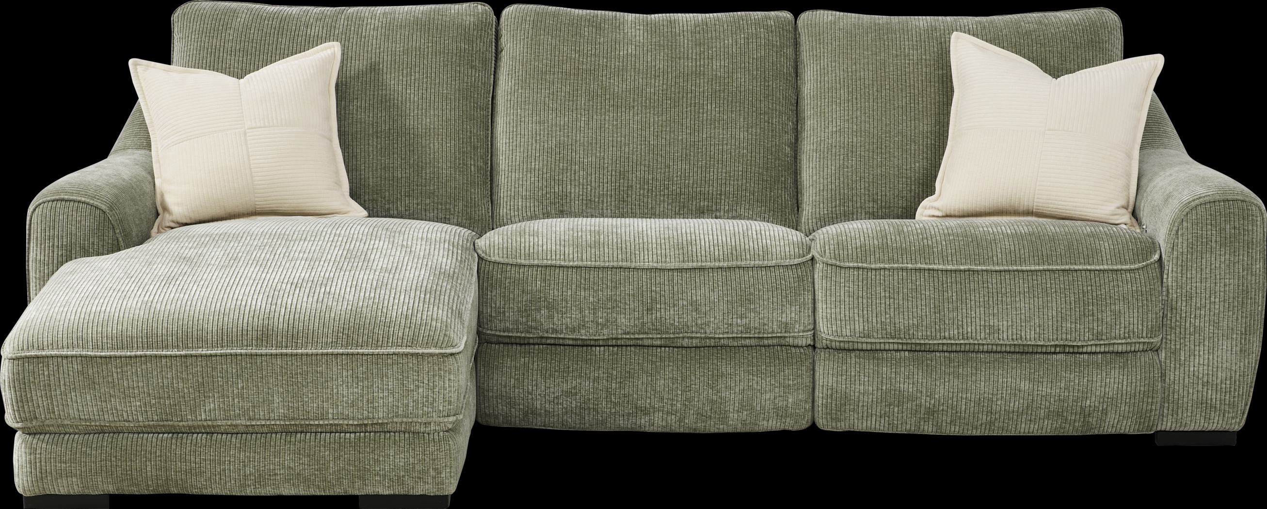 Somerset Green 6 Pc Dual Power Reclining Sectional Living Room - Thumbnail - Image 3