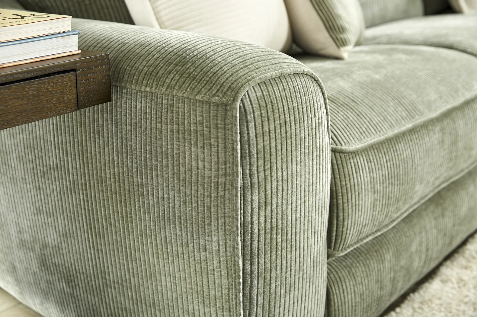 Somerset Green 9 Pc Dual Power Reclining Sectional Living Room - Thumbnail - Image 6