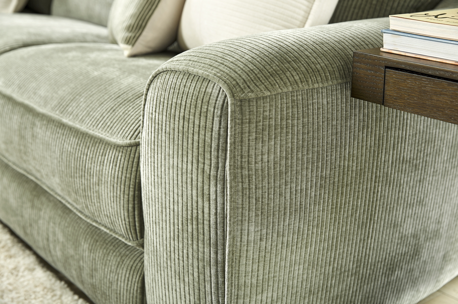 Somerset Green 9 Pc Dual Power Reclining Sectional Living Room - Thumbnail - Image 6