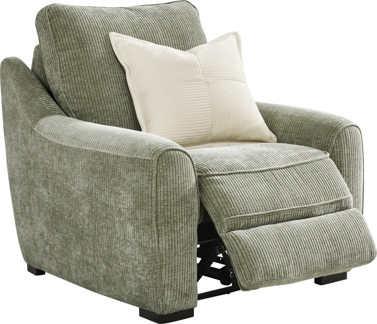 Somerset Green Dual Power Recliner - Thumbnail - Image 1