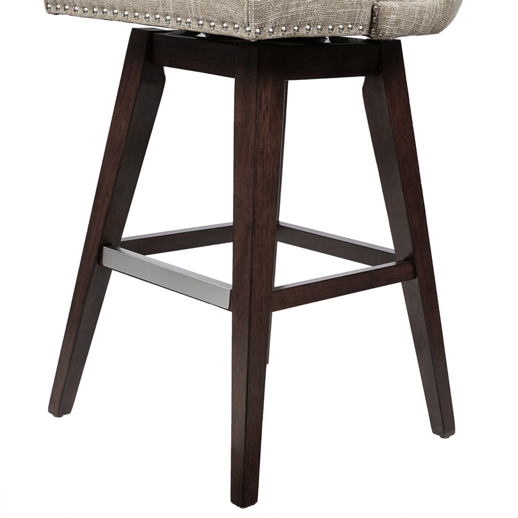 Sommerfield Camel Swivel Barstool - Thumbnail - Image 2
