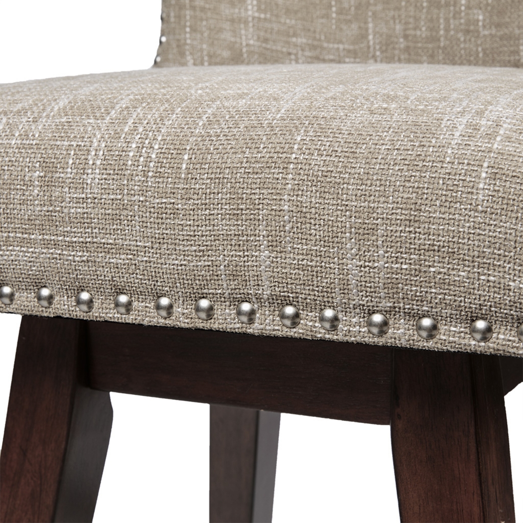 Sommerfield Camel Swivel Barstool - Thumbnail - Image 3