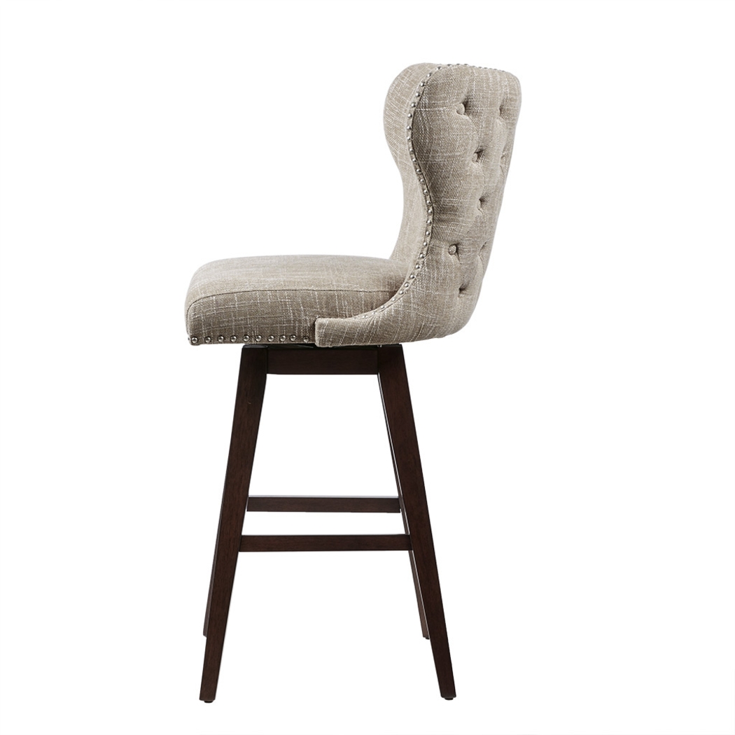 Sommerfield Camel Swivel Barstool - Thumbnail - Image 4