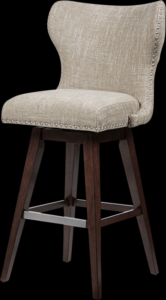 Sommerfield Camel Swivel Barstool - Thumbnail - Image 1