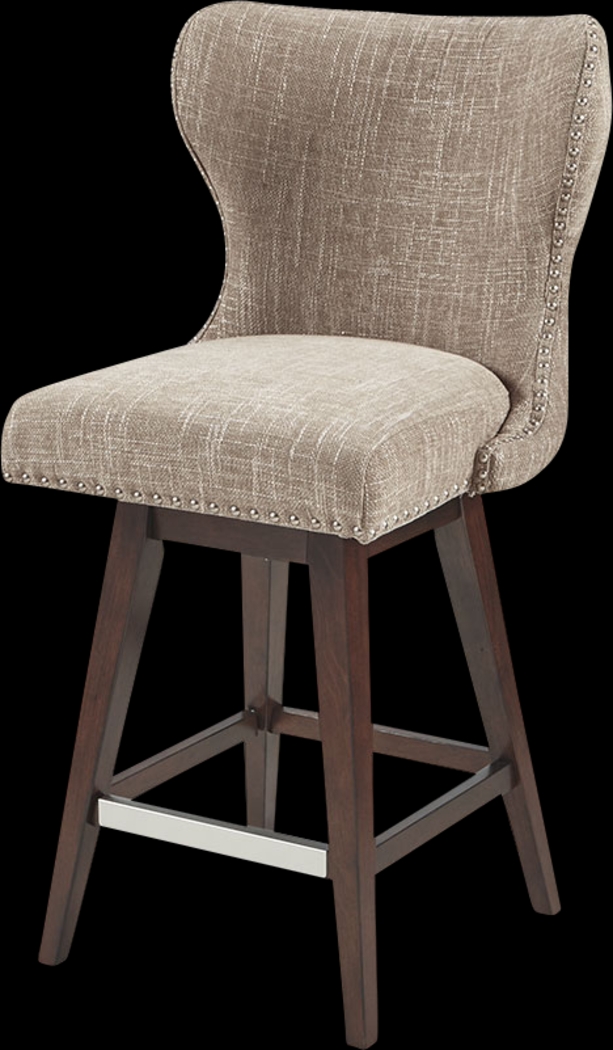 Sommerfield Camel Swivel Counter Height Stool - Thumbnail - Image 1