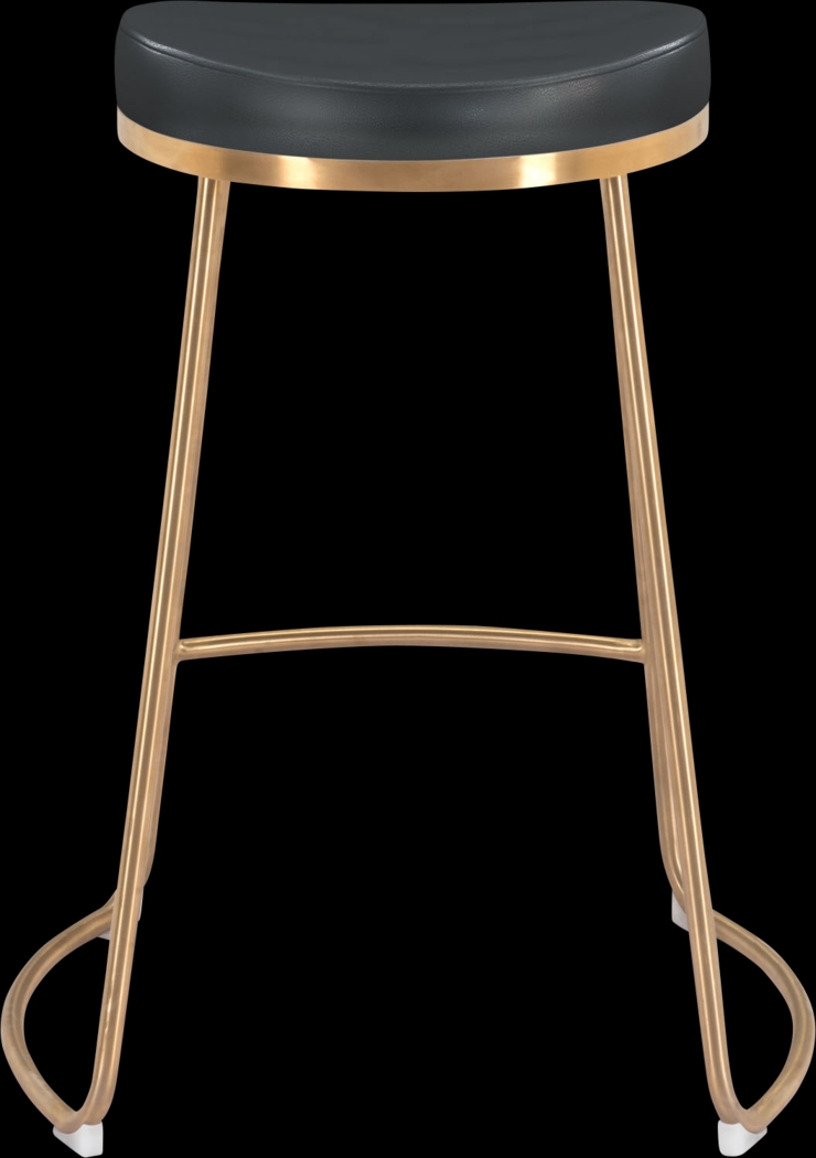 Sonali Black Counter Height Stool, Set of 2 - Thumbnail - Image 4