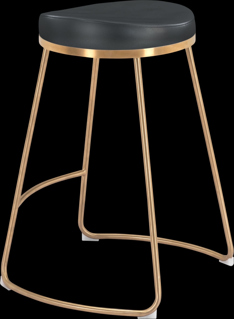 Sonali Black Counter Height Stool, Set of 2 - Thumbnail - Image 5