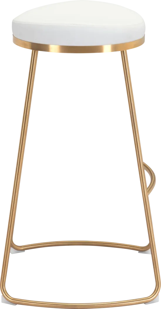 Sonali White Barstool, Set of 2 - Thumbnail - Image 2