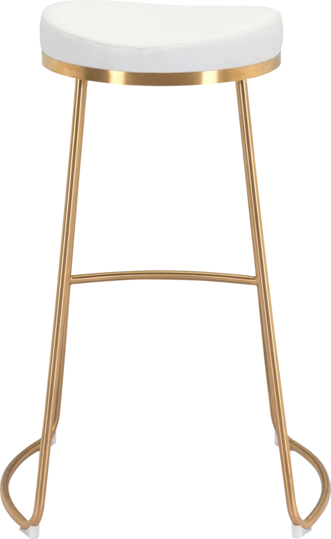 Sonali White Barstool, Set of 2 - Thumbnail - Image 4