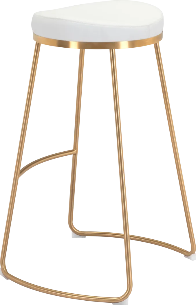 Sonali White Barstool, Set of 2 - Thumbnail - Image 5