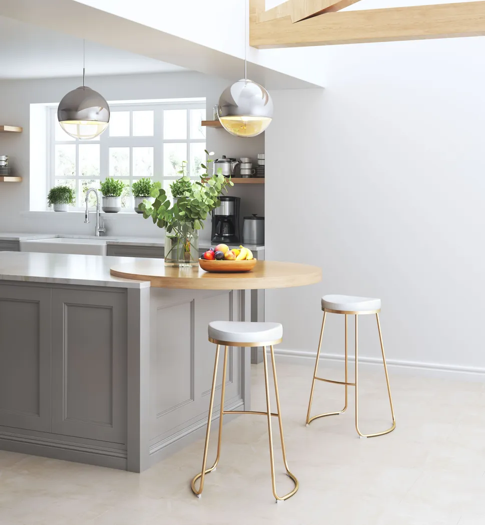 Sonali White Barstool, Set of 2 - Thumbnail - Image 6