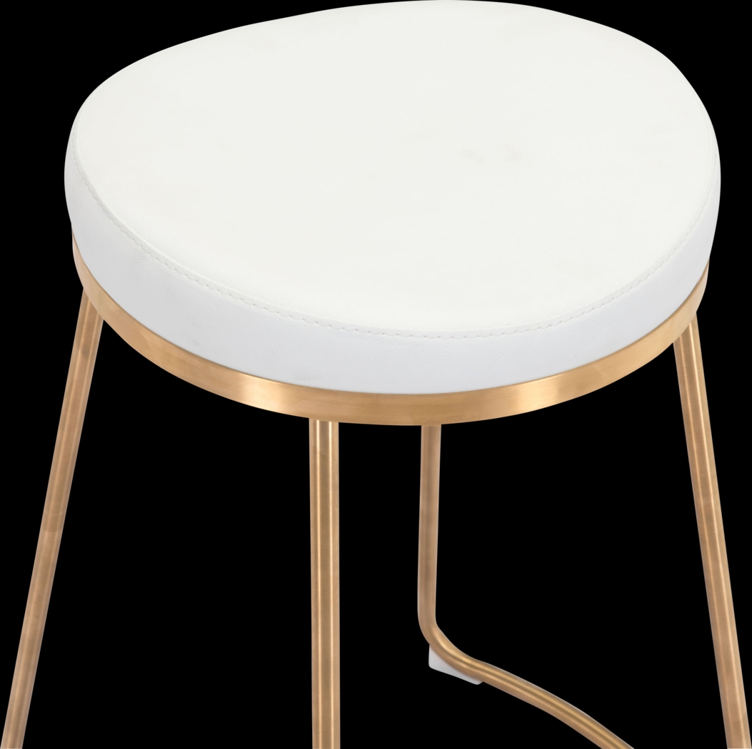 Sonali White Counter Height Stool, Set of 2 - Thumbnail - Image 6