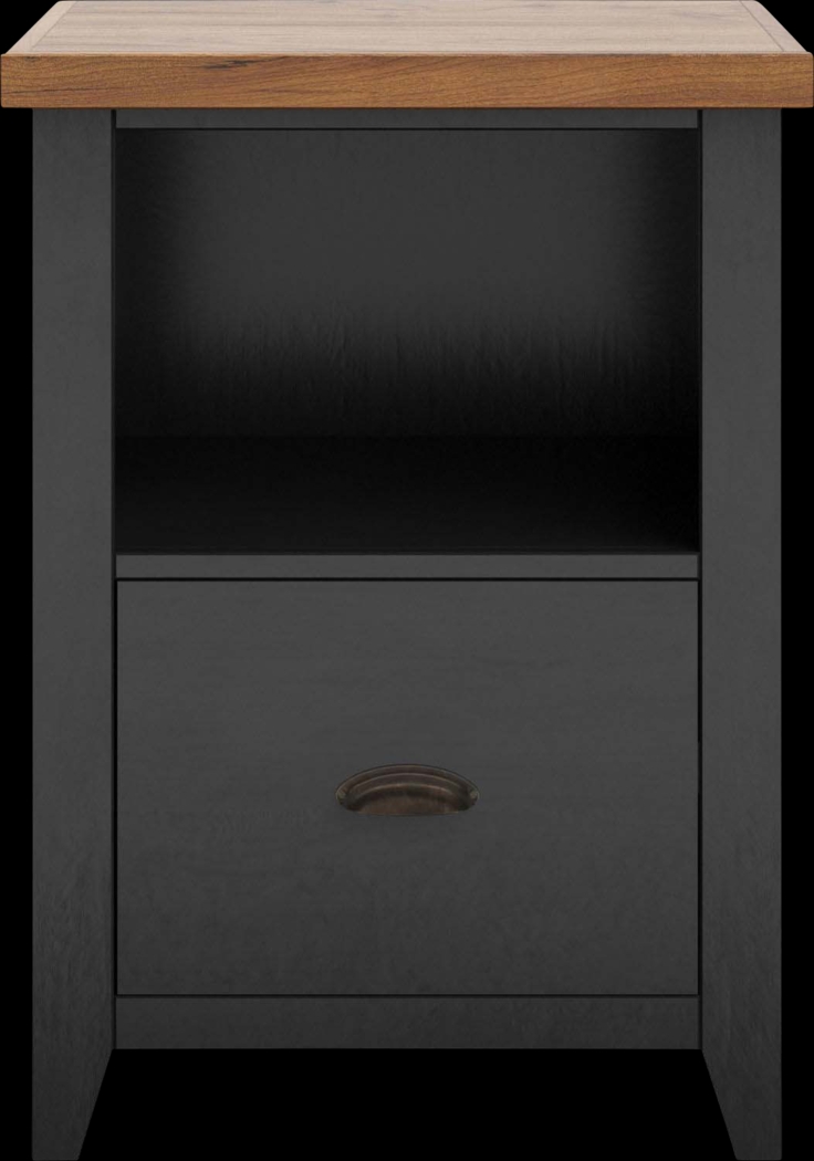 Soniya Black End Table - Thumbnail - Image 1