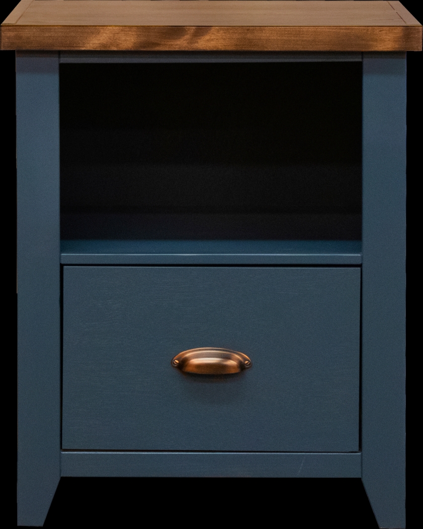 Soniya Blue End Table - Thumbnail - Image 3