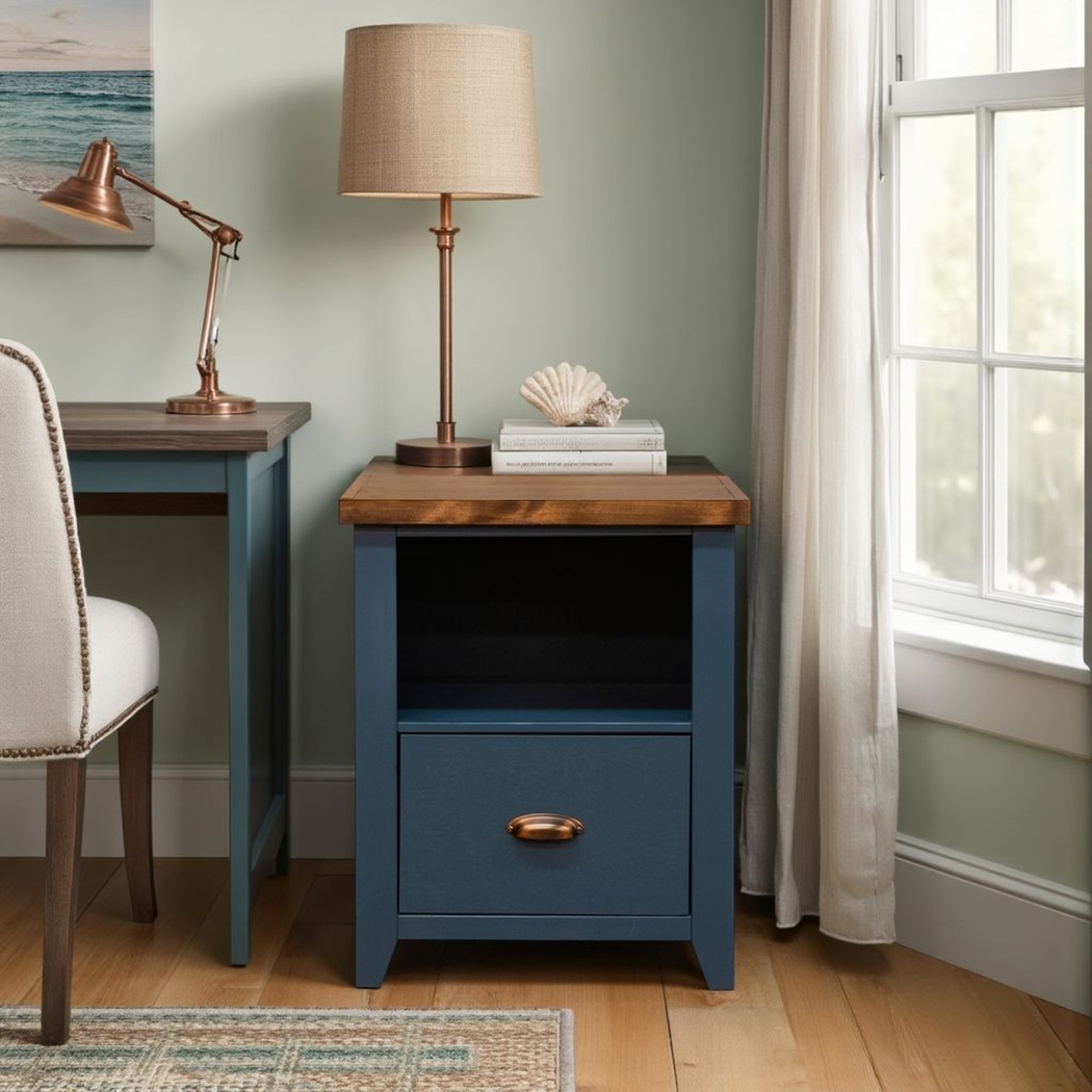 Soniya Blue End Table - Thumbnail - Image 5