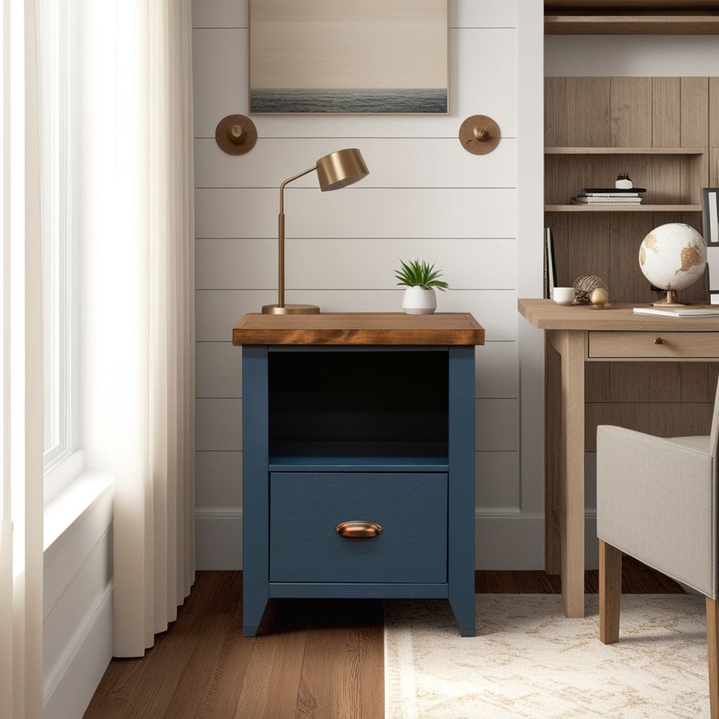 Soniya Blue End Table - Thumbnail - Image 6