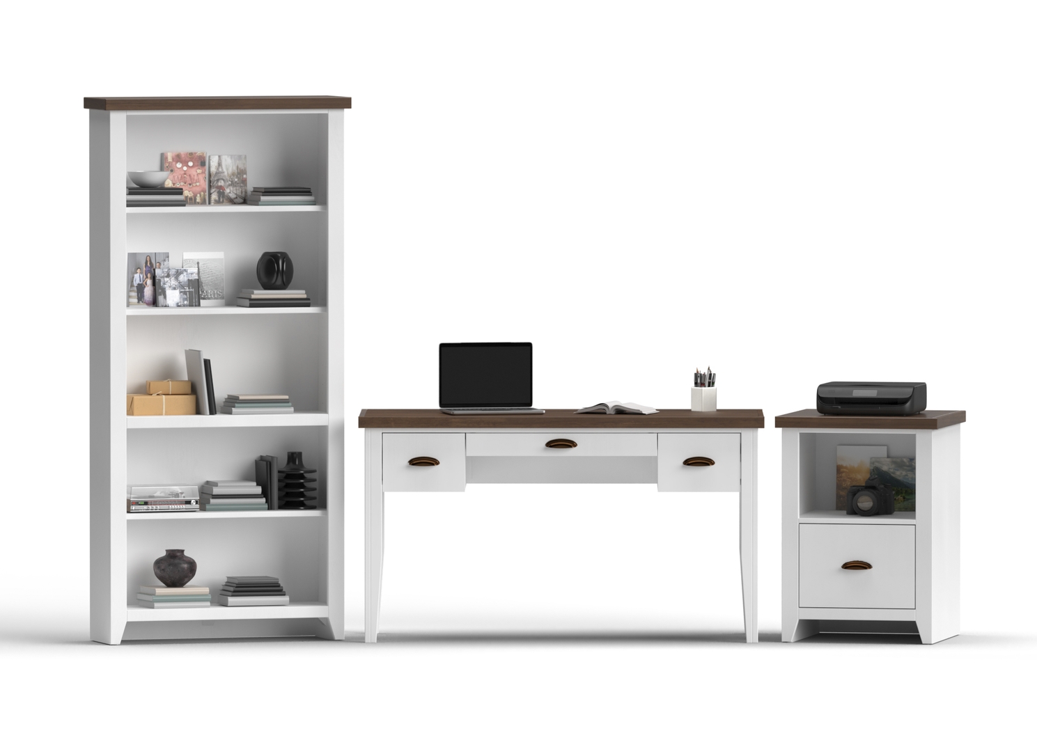 Soniya White End Table - Thumbnail - Image 2