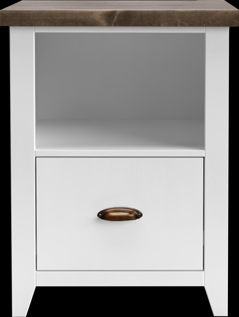 Soniya White End Table - Thumbnail - Image 3