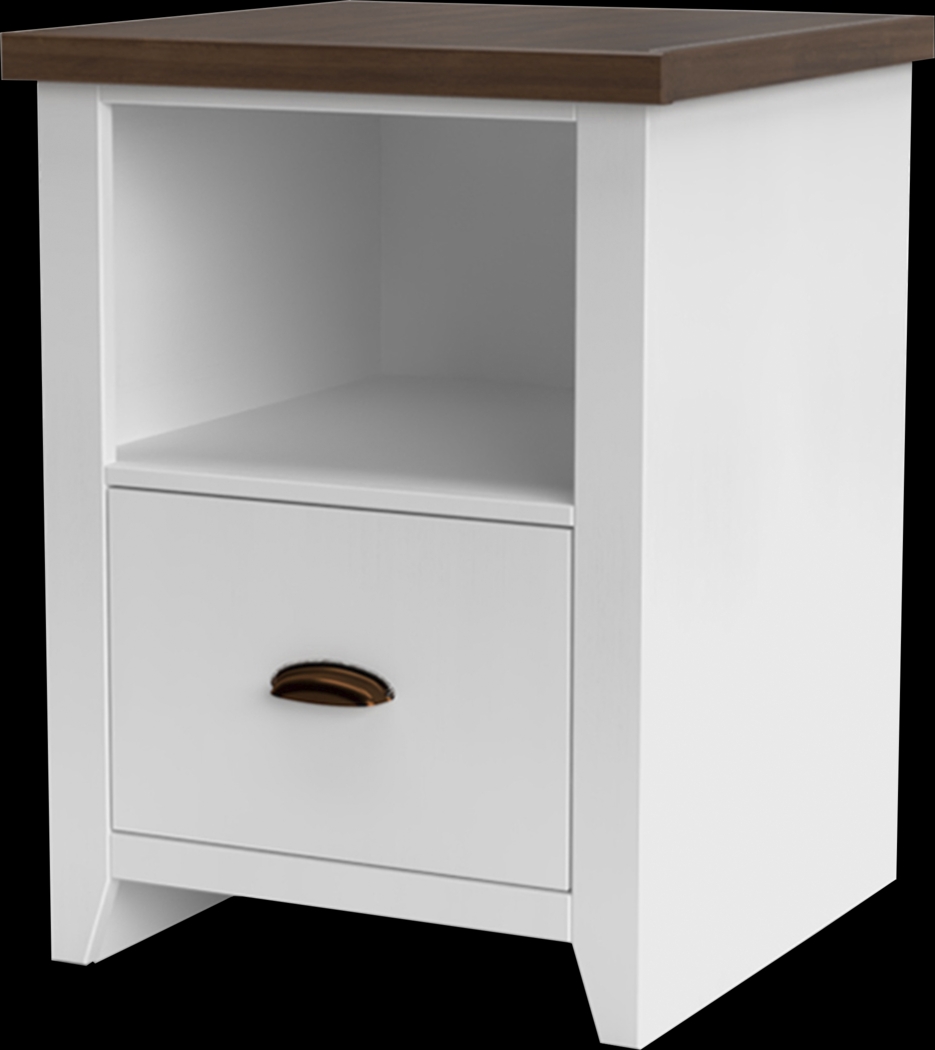 Soniya White End Table - Thumbnail - Image 4
