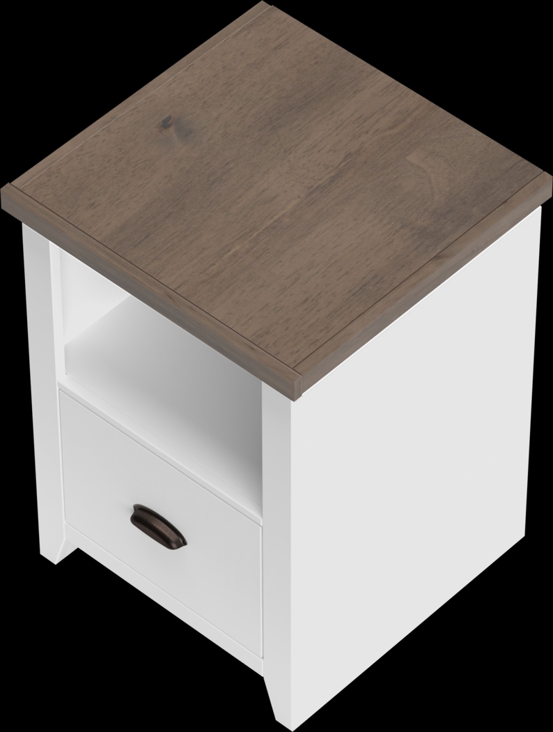 Soniya White End Table - Thumbnail - Image 5