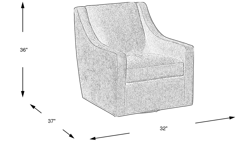 Dimension Image. Please refer to the Dimension Tab on this page for dimension details.
