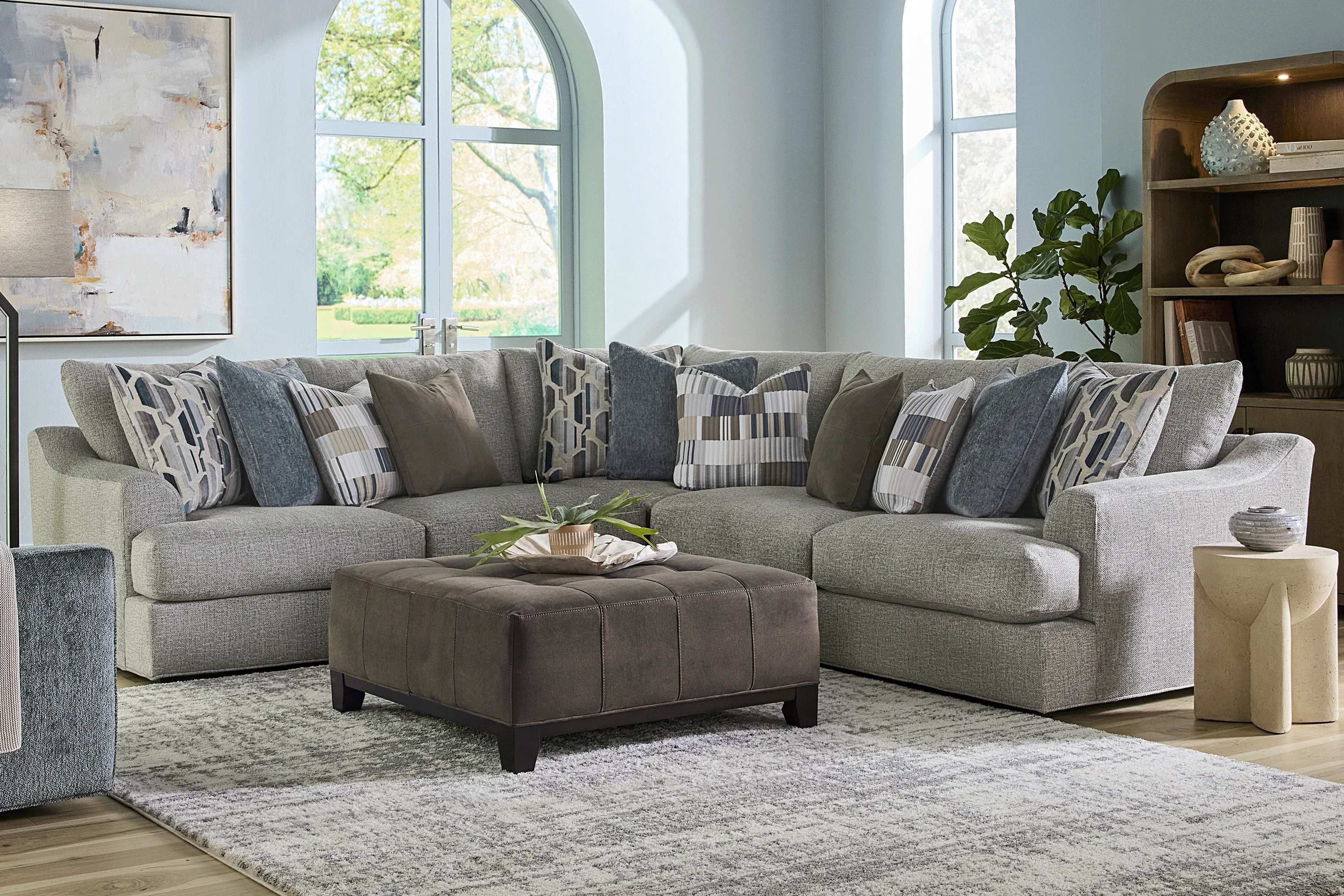 Sonoma Cobblestone 3 Pc Sectional - Thumbnail - Image 2