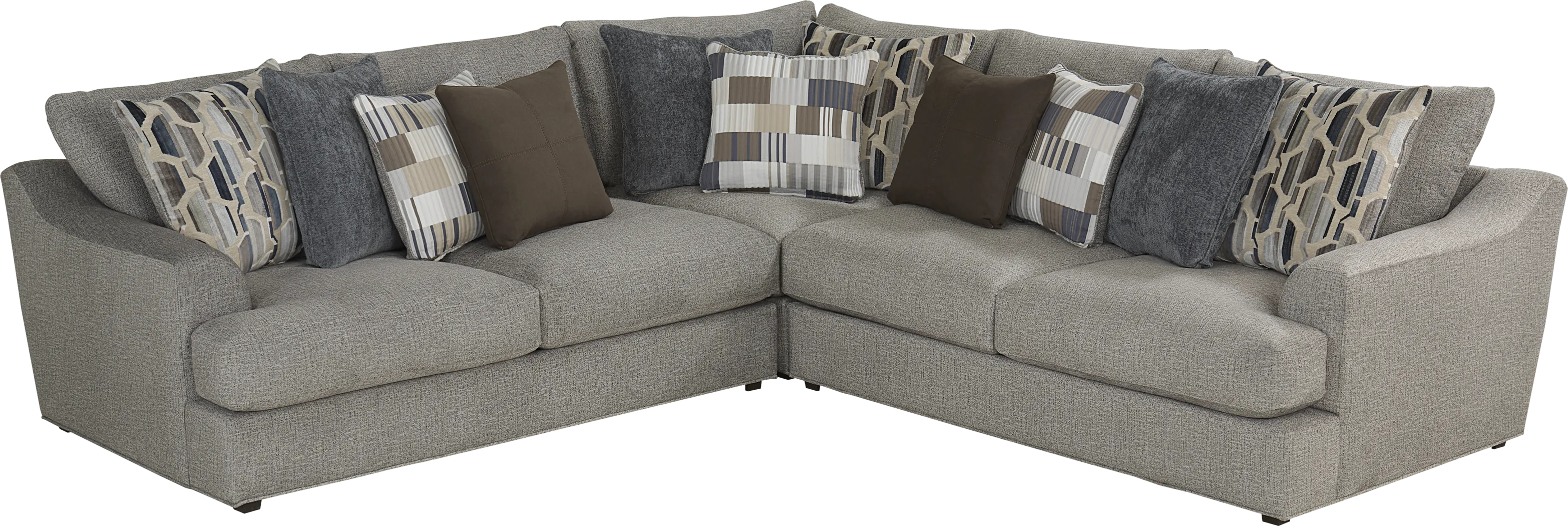 Sonoma Cobblestone 3 Pc Sectional - Thumbnail - Image 1