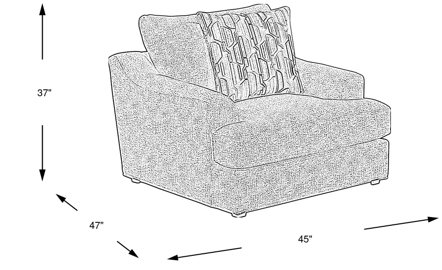 Dimension Image. Please refer to the Dimension Tab on this page for dimension details.