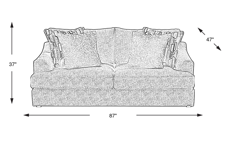 Dimension Image. Please refer to the Dimension Tab on this page for dimension details.