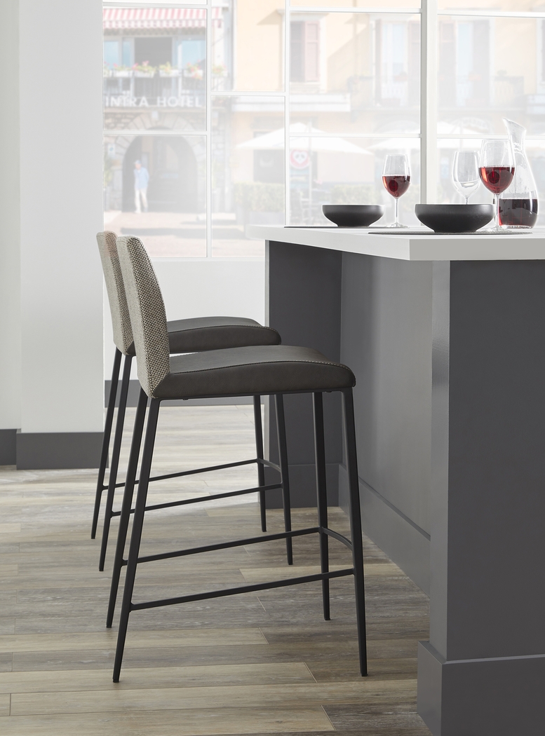 Sonquist Dark Gray Bar Stool - Thumbnail - Image 3