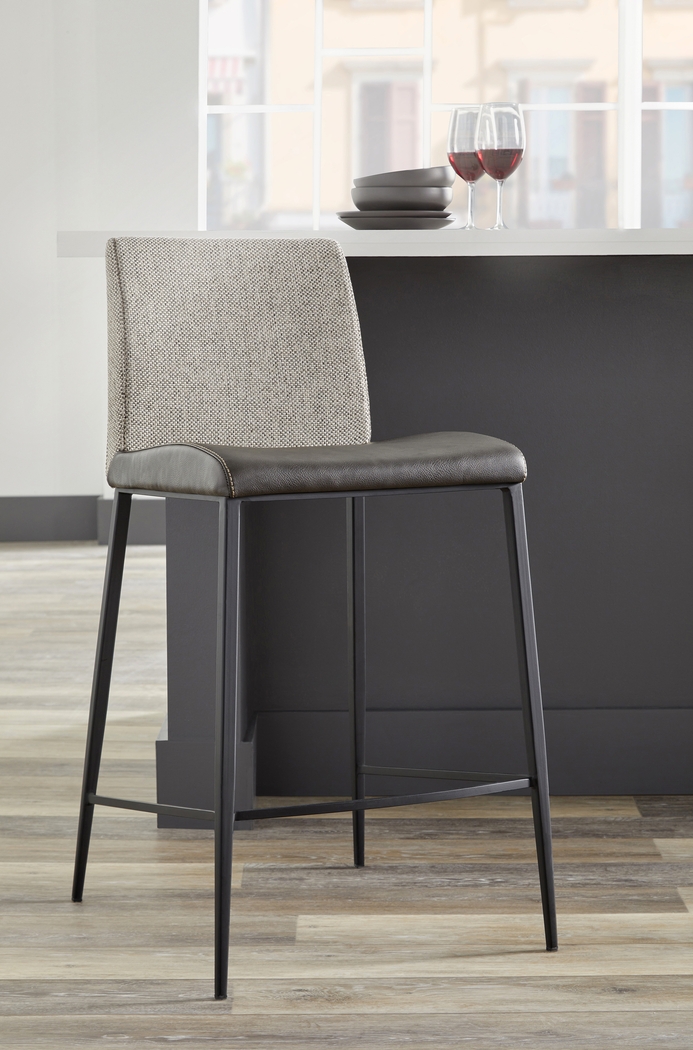 Sonquist Dark Gray Bar Stool - Thumbnail - Image 4