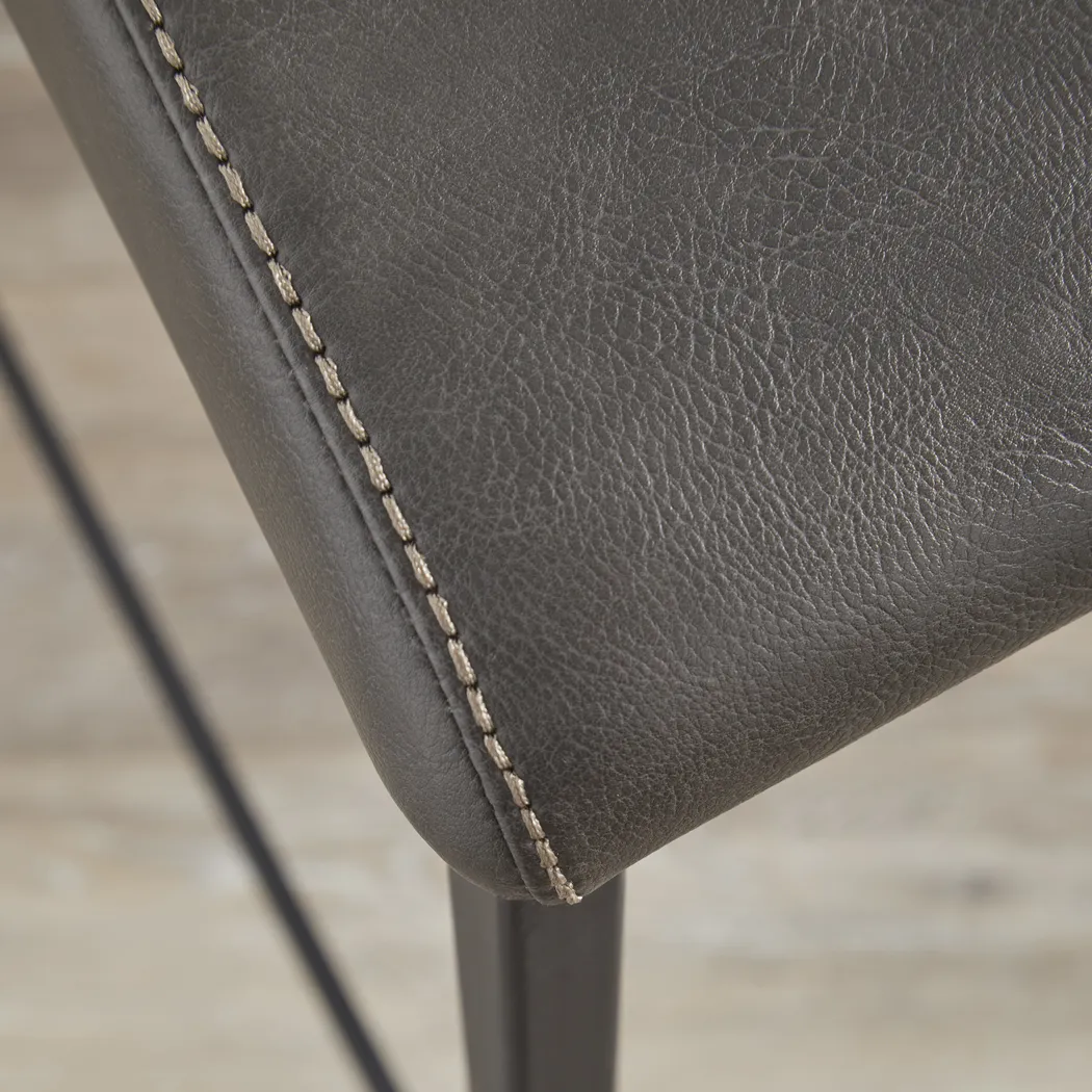 Sonquist Dark Gray Counter Stool - Image 8