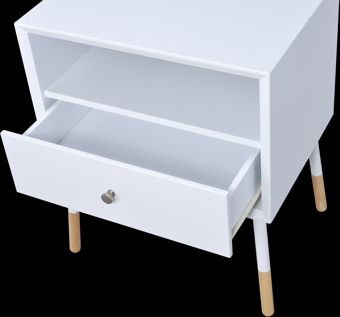 Sonria White Accent Table - Thumbnail - Image 2