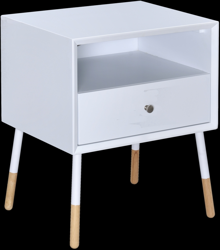 Sonria White Accent Table - Thumbnail - Image 1