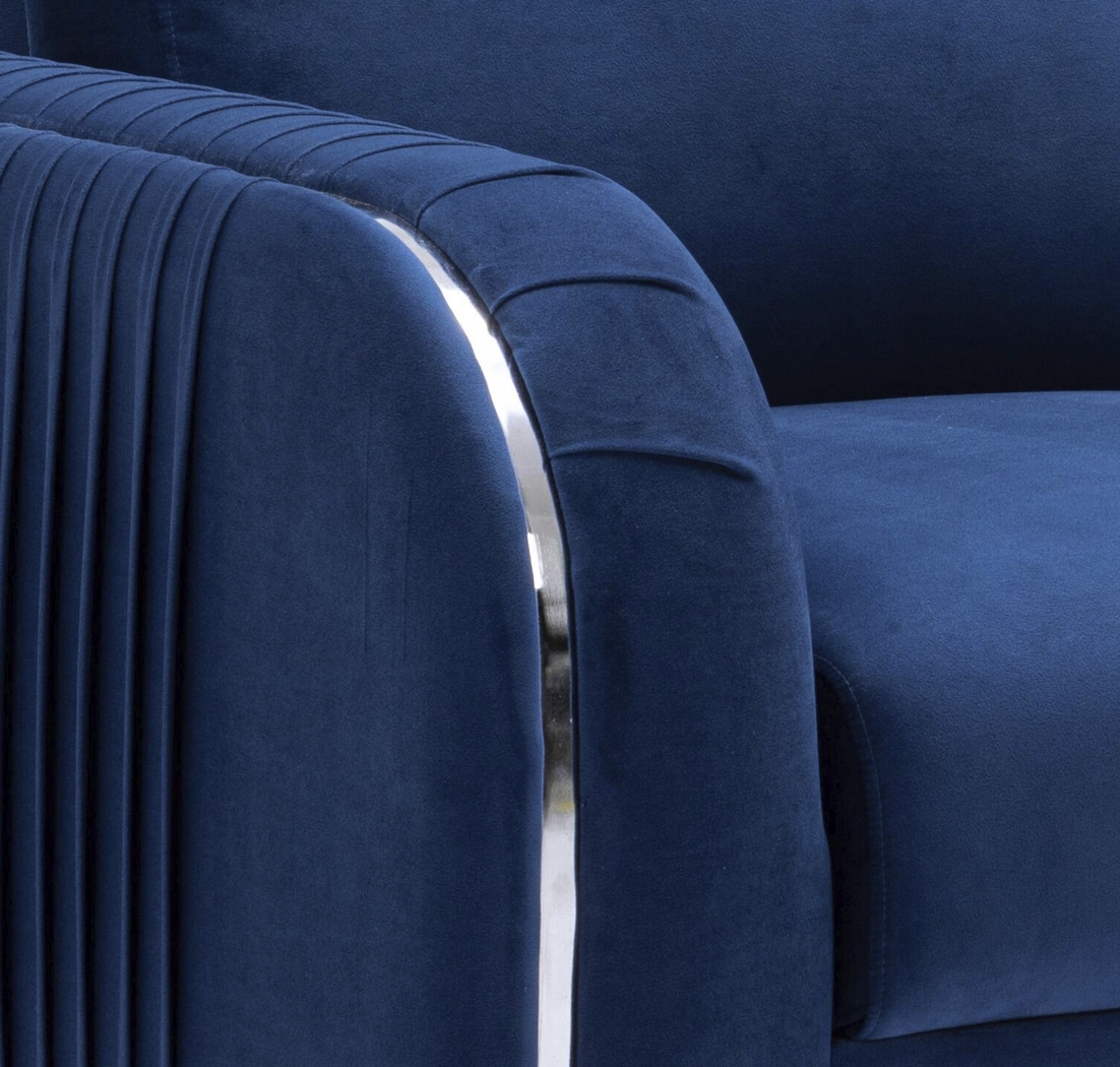 Sontheimer Blue Loveseat - Thumbnail - Image 7