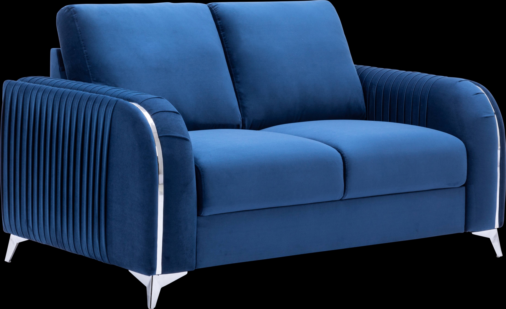 Sontheimer Blue Loveseat - Thumbnail - Image 1