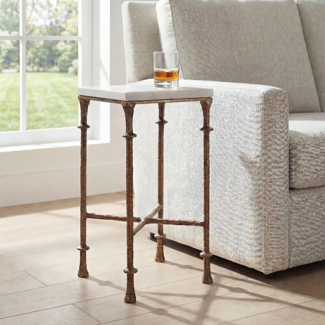 Sonti Brass Accent Table - Thumbnail - Image 2
